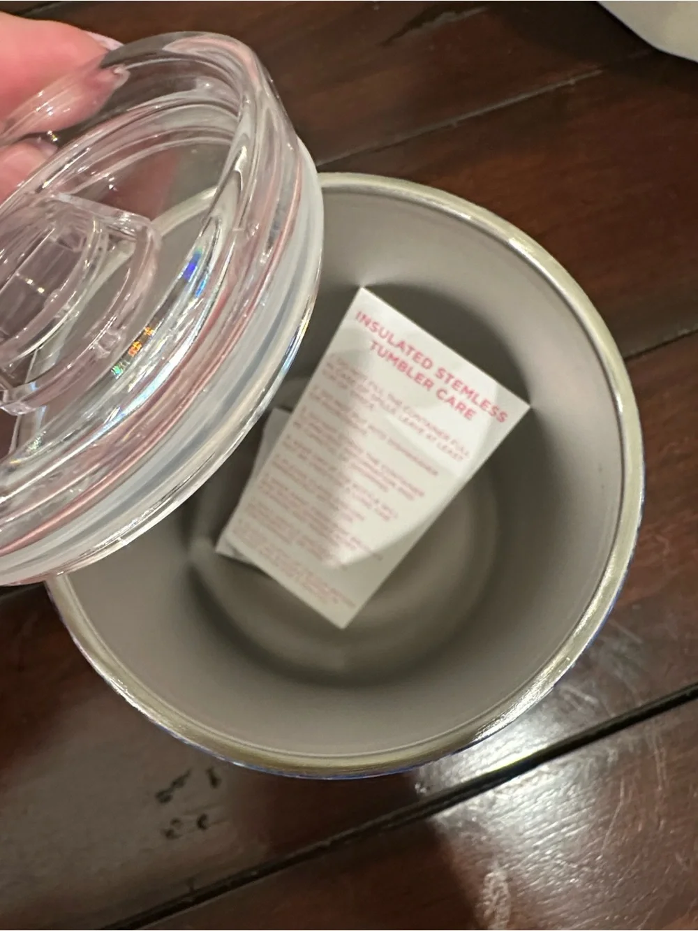 Lilly Pulitzer Blue and Pink Fireworks Stemless Tumbler SET OF 2